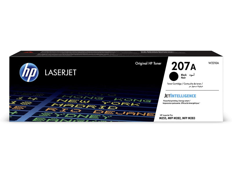 HP 207A Black Original LaserJet Toner Cartridge - W2210A