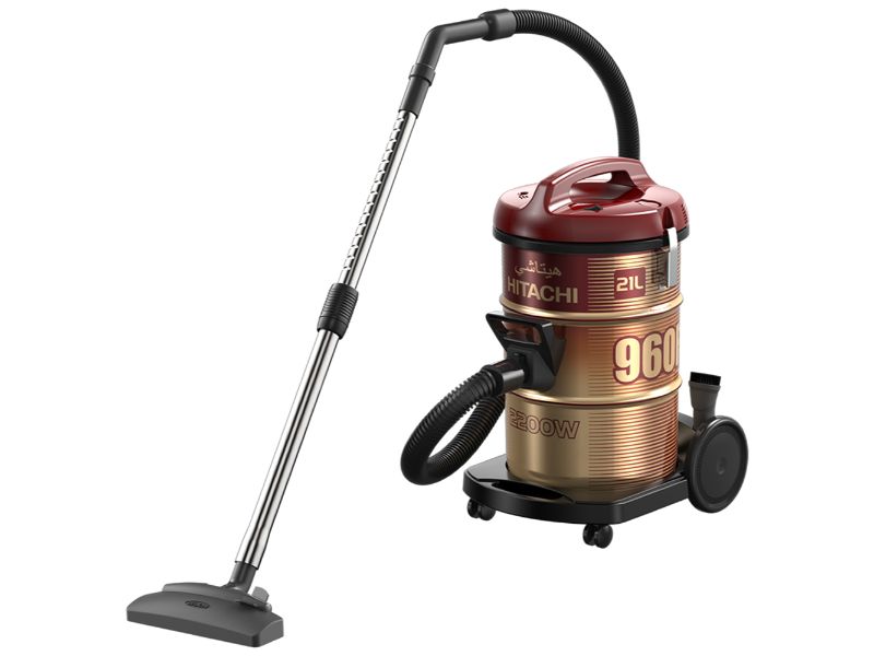 Hitachi Vacuum Cleaner Drum 2200W, Wine Red - CV-960F