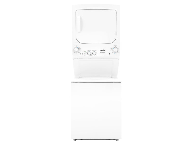 MABE Washing Machine (Washer & Dryer), 15kg Capacity, White - (Made in Mexico) - MCL2040EEBBY0