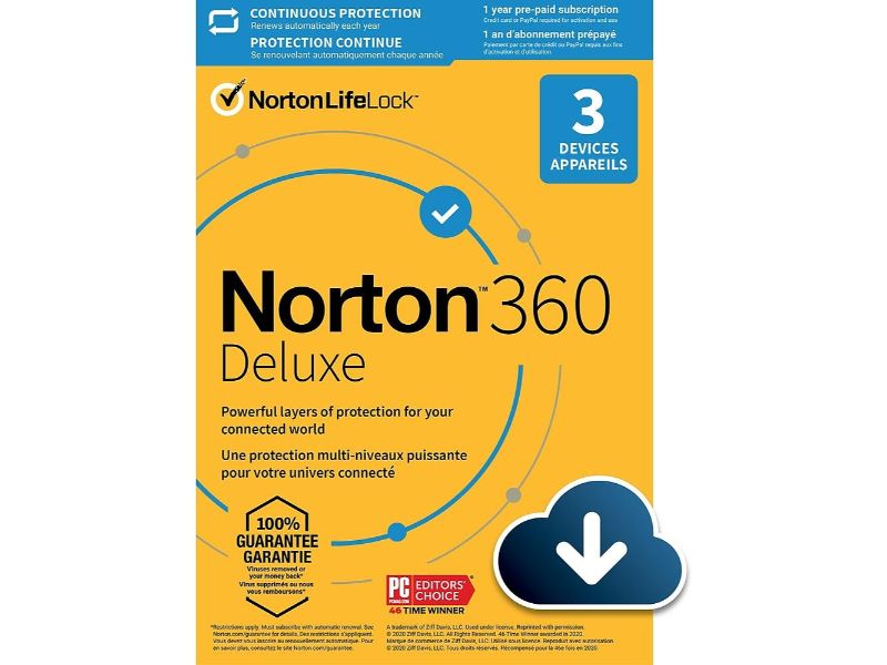 Norton 360 Deluxe 25 GB - 3 Device AR-21405146