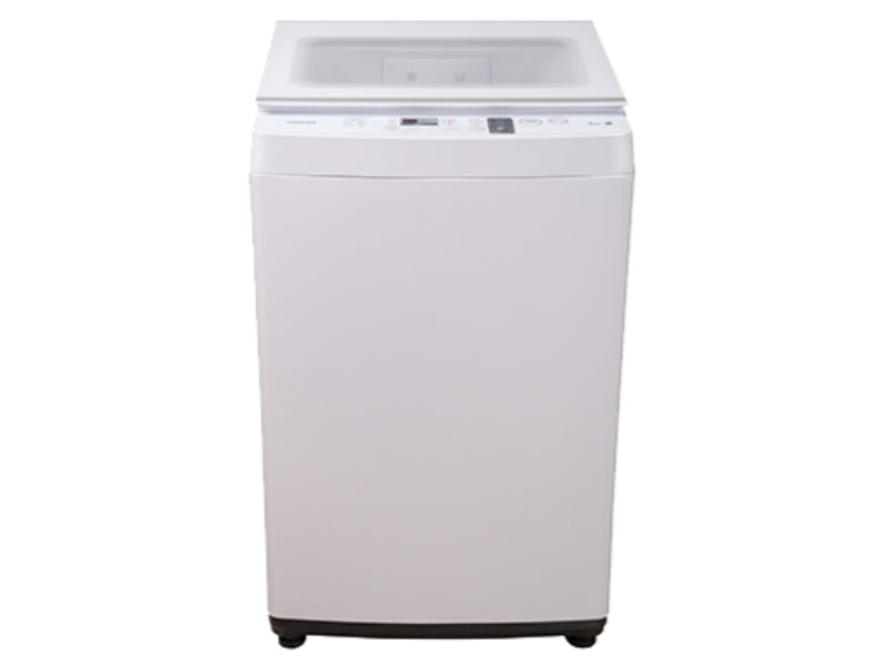 Toshiba 7 Kg Topload Fully Auto Washer, Great Waves, Hot And Cold With Pumping White Color Made in Thailand - AW-J800AUPB
