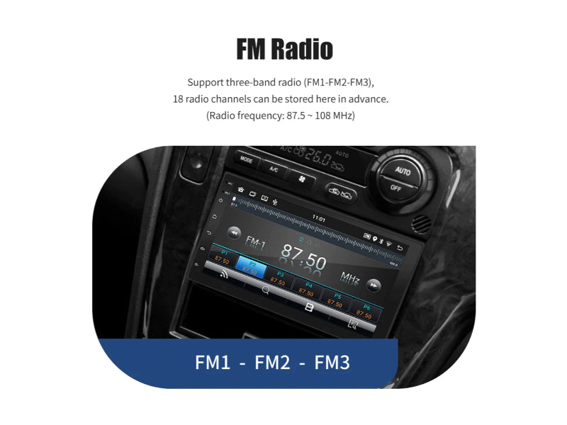 Car Stereo 2 Din Android 11, FM Radio Mirror link Universal Multimedia Video Player, GPS, Bluetooth WIFI Player,  AUX , Auto Stereo 7 inch  Screen - ESSGOO