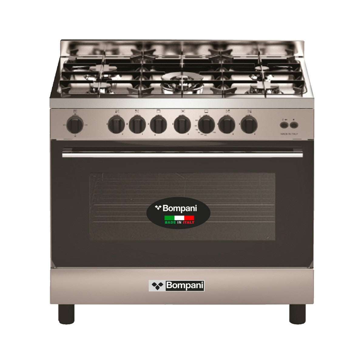 Bompani 5 Gas Burner 90x60cm Cooker with Full Gas Option Oven - BO693ND/L