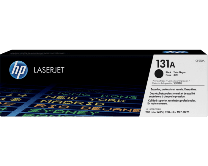 HP 131A Black Original LaserJet Toner Cartridge - CF210A