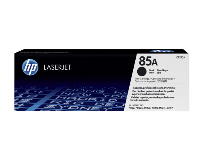 HP 85A Black Original LaserJet Toner Cartridge-CE285A