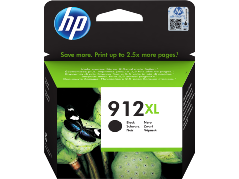 HP 912XL High Yield Black Original Ink Cartridge - 3YL84AE