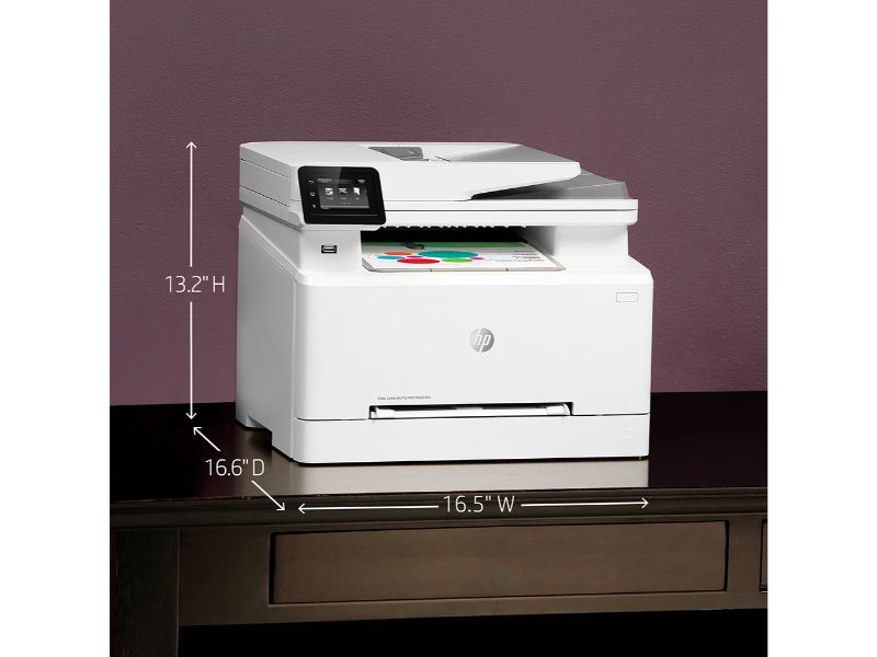HP Color Laser Jet Pro MFP M283fdw Printer - 7KW75A