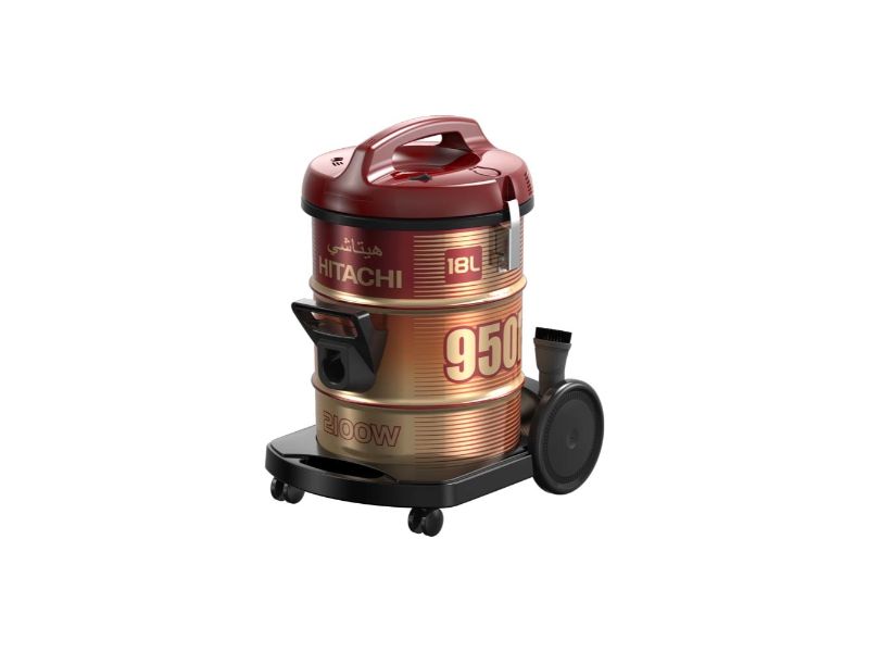 Hitachi Vacuum Cleaner Drum 2100W, Wine Red - CV-950F