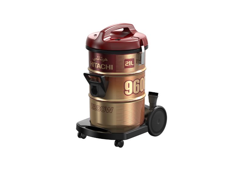 Hitachi Vacuum Cleaner Drum 2200W, Wine Red - CV-960F
