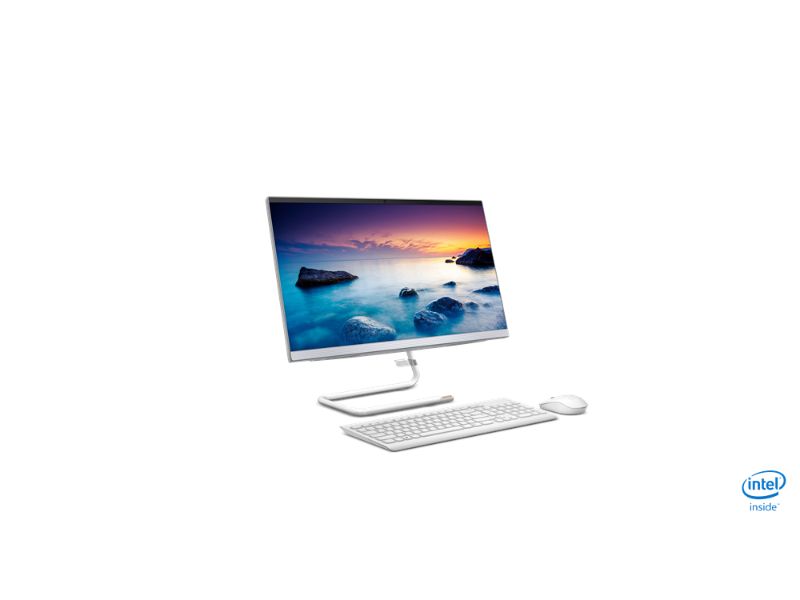Lenovo IdeaCentre AIO340-24ICK (i5-9400T, 8GB RAM, 512 SSD, 2GB Radeon 530, 23.8" FHD Touch Screen) F0ER00CKAX - White