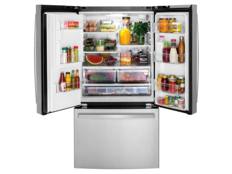 MABE 3D French Door Refrigerator 746 Ltr, Stainless Steel (Made in Mexico) - MFO26JSPFFS