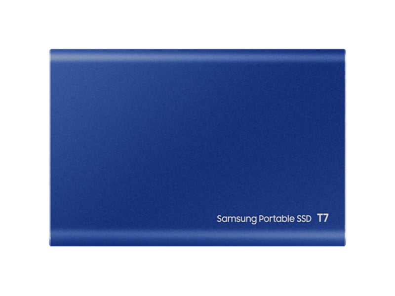 Samsung T7 Portable SSD -1TB -USB 3.2 Gen.2 External Indigo Blue-MU-PC1T0H/WW