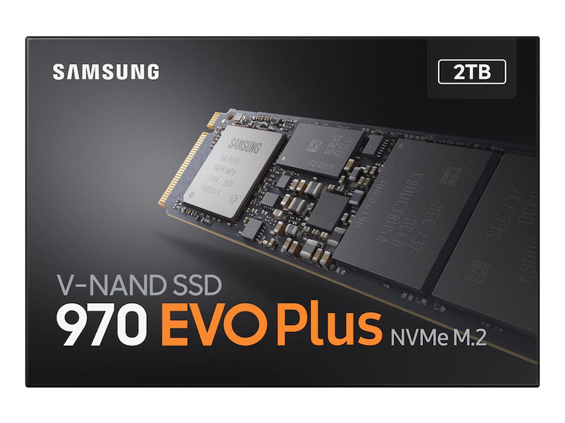 Samsung 970 EVO Plus Series - 2TB PCIe NVMe - M.2 Internal SSD-MZ-V7S2T0BW