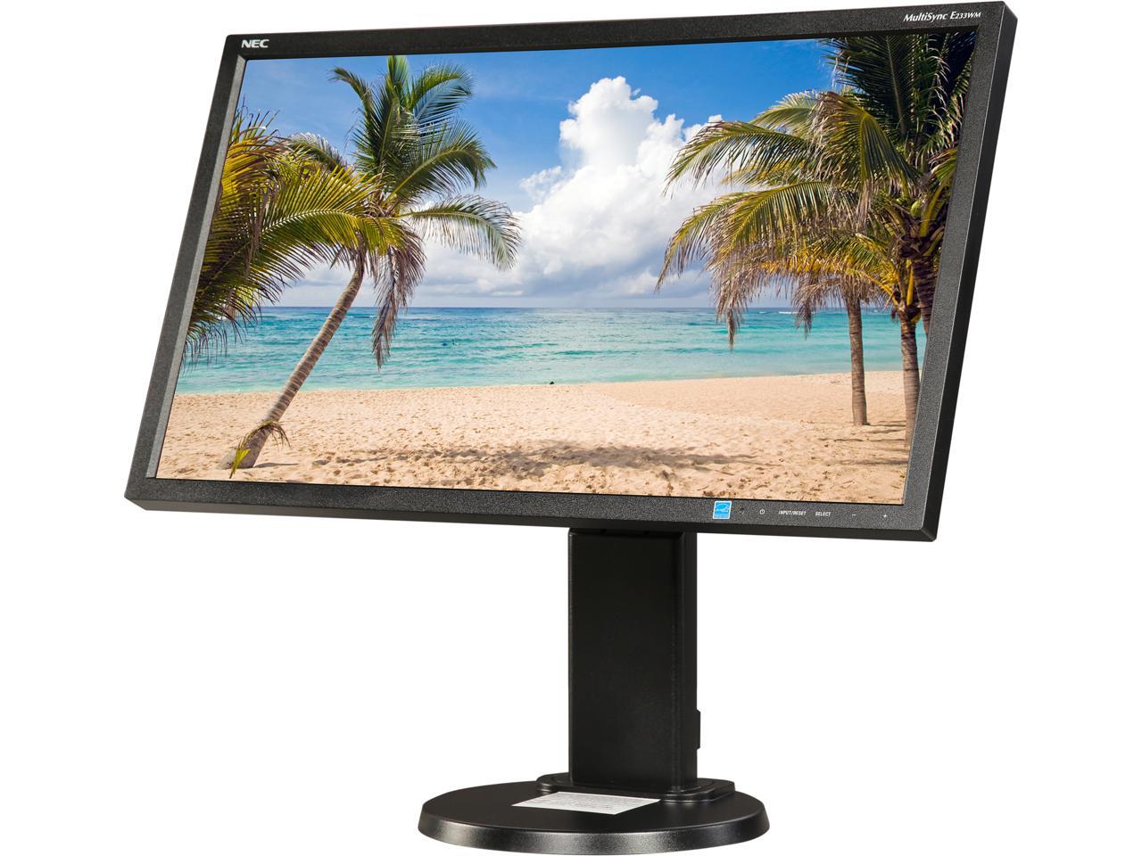 NEC 23" MultiSync E233WM - LED Business monitor