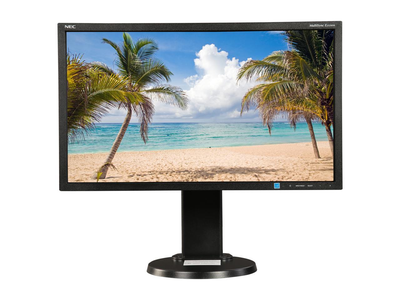 NEC 23" MultiSync E233WM - LED Business monitor