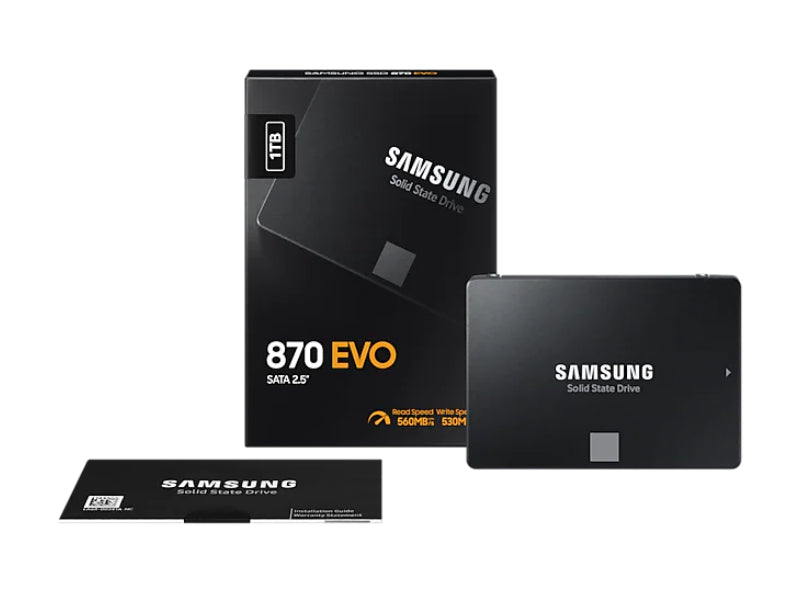 Samsung 870 EVO 1TB 2.5" SATA III Internal SSD - MZ-77E1T0BW