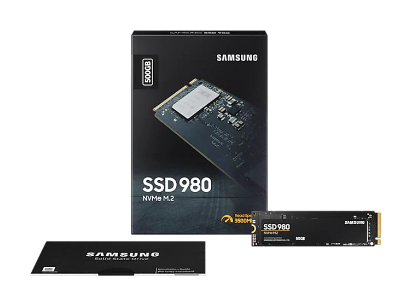 Samsung 980 PCIe 3.0 NVMe M.2 SSD 500GB - MZ-V8V500BW