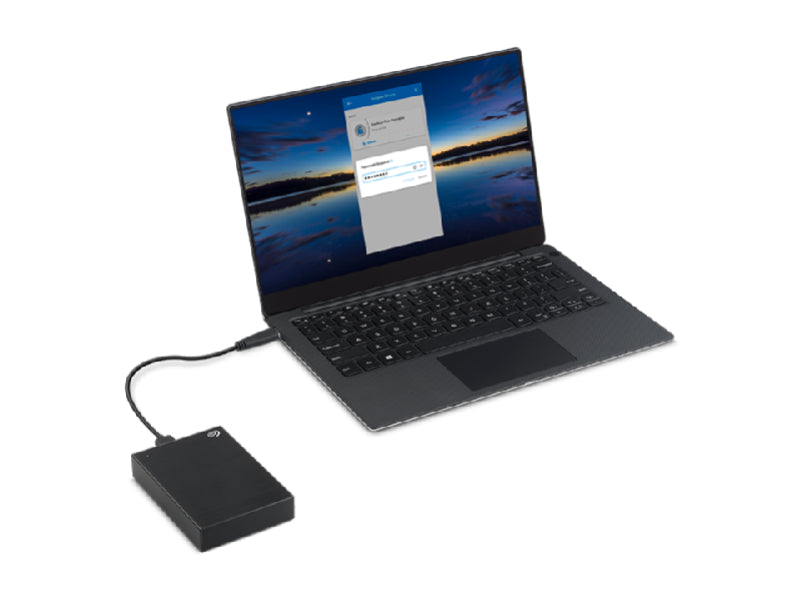 Seagate ONE TOUCH Ultra Small External Portable Hard Drive 5TB – USB 3.0-STKC5000400-Black