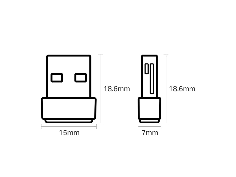 TP-Link Nano AC600 USB Wifi Adapter(Archer T2U Nano)- 2.4G/5G Dual Band Wireless Network Adapter for PC Desktop, Mini Travel Size, Supports Windows 11,10, 8.1, 8, 7, XP / Mac OS X 10.9-10.14