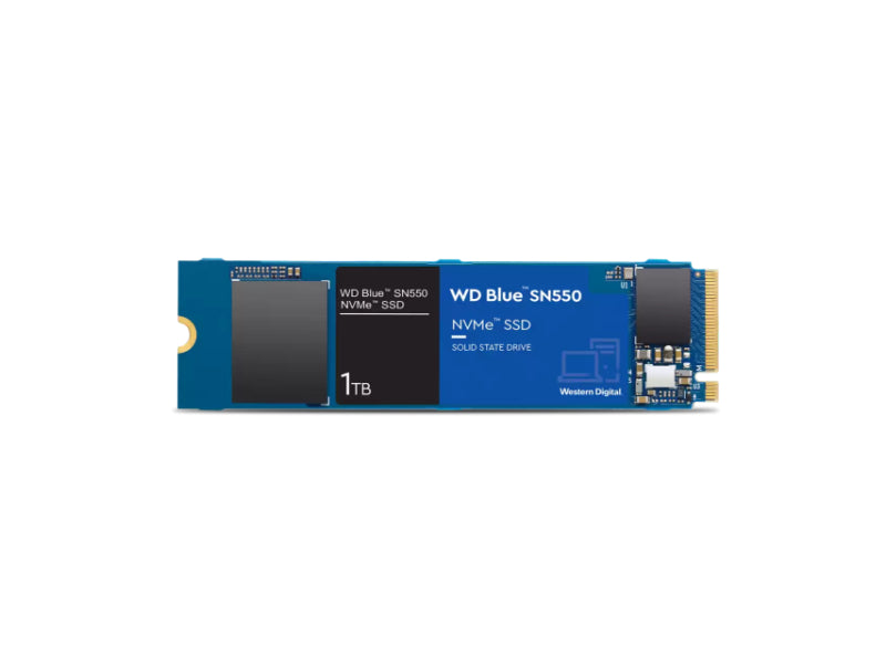 Western Digital 1TB WD Black SN550 NVMe Internal PCle SSD - Up to 2400 MB/s - WDS100T2B0C